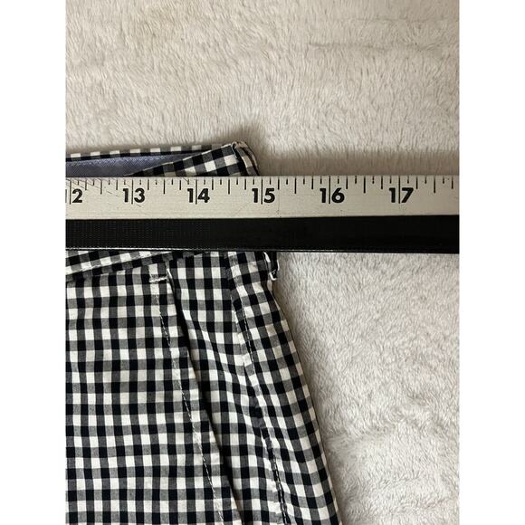 J. Crew Shorts Mens Size 29W Rivington Checkered Black White Cotton - Picture 5 of 8